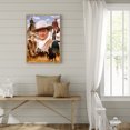 thumbnail image 1 of Cuadros Decorativos Kit de vaquero hacia el oeste 5Dtaladro cuadrado completodiamantes de imitaciónobra de arte DIYpintura de diamantes Ndcxsfigh Nuevos Originales, 1 of 1