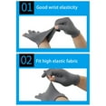 thumbnail image 3 of 1 Pair Sports Gloves Fingerless Anti-slip Sun Protection Polyester Open Finger Fishing Tea Picking Gloves Outdoor Sports-One Size,D, 3 of 7