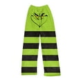 thumbnail image 1 of 2024 Christmas Gr1nch Womens Christmas Anime Green Pajama Pants Funny Holiday Relaxed Fit Winter Leg Comfy Long Pj Pants Print Pants Causal Sleep Bottoms, 1 of 3