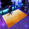 thumbnail image 3 of Ombre Orange Brown Rug 2x3 Small Area Rugs Vintage Gradient Brown Rugs Non Slip Machine Washable Indoor Throw Carpet for Living Room Bedroom Study Office Entrance Foyer, 3 of 7