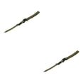 thumbnail image 2 of Greeniant Eslinga de 3 puntos de liberación rápida accesorio de exquisito suministros de senderismo eslingas ajustables cuerda de seguridad correa Verde 2piezas Greeniant CBP023222, 2 of 6
