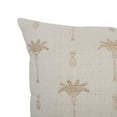 thumbnail image 4 of Safavieh Reya 20" x 20" Coastal Viscose Decorative Pillows, Beige, 4 of 5