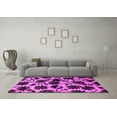 thumbnail image 3 of Ahgly Company Indoor Square Oriental Pink Industrial Area Rugs, 6' Square, 3 of 4