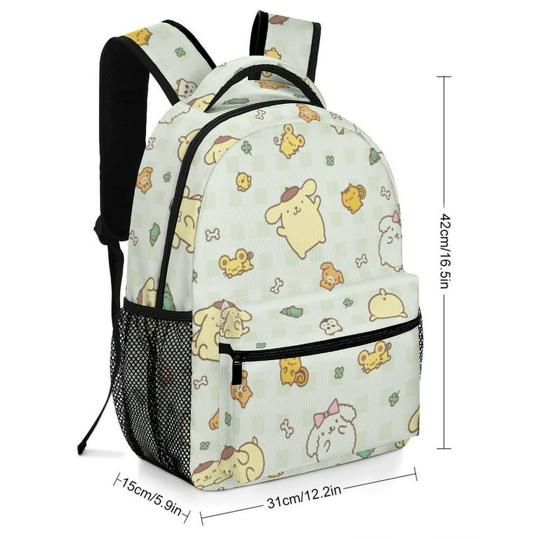 Pompompurin Backpack Bookbag Casual Daypack Travel Backpacks for