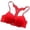 Red, variant on Women's Push Up Wireless Bra Comfort Support No Underwire Bras Comfortable Wire Bralette Everyday Underwear, 36, Red