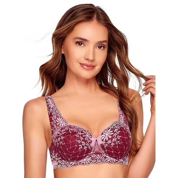 Bra balconette Push Up Ilusión 7212 Multicolor 36D Walmart en línea