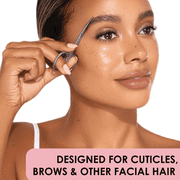 Japonesque Grooming Scissors for Facial Hair, Ear, Nose Eyebrow Trimming, Stainless Steel
