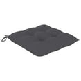 thumbnail image 2 of Veryke Set of 6 16" Outdoor/Indoor Square Tufted Chair Pad Seat Cushions in Anthracite, 2 of 4