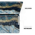 thumbnail image 4 of Design Skinz Foiled Marble Agate Full-Body Wrap Scratch Resistant Decal Skin-Kit Compatible with MacBook 14" Pro M1 (A2442), 4 of 9