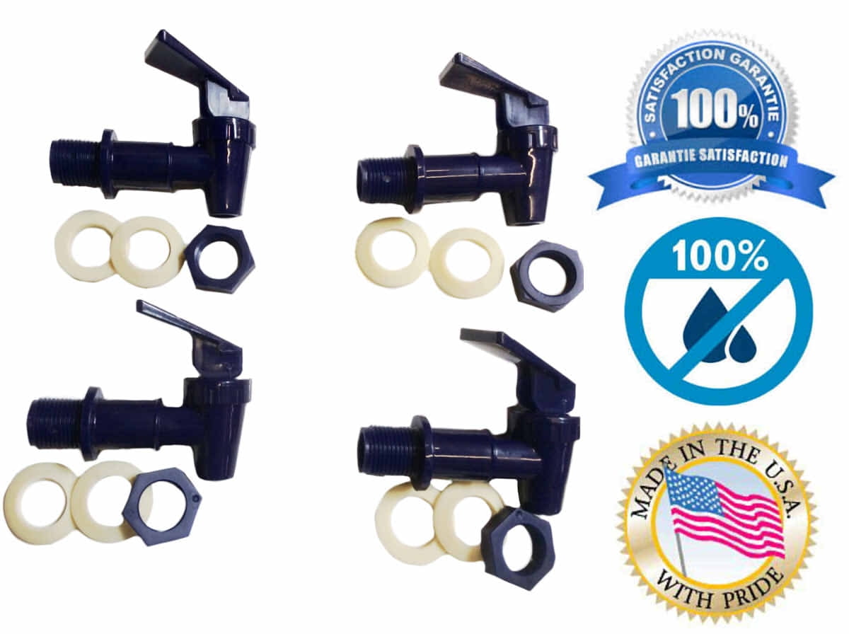 AquaNation BPA Free Replacement Water Cooler Faucet Bottle Jug Ceramic