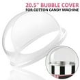 thumbnail image 6 of Nurxiovo 20.5inch Cotton Candy Machine Cover Cotton candy Maker Dome Bubble Shield,Clear Plastic, 6 of 7