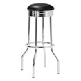 thumbnail image 3 of Black and Bar Height Stool (Set of 2), 3 of 5