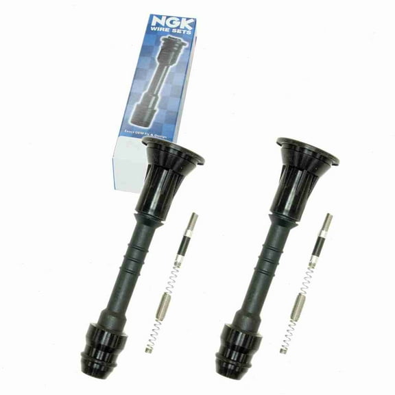 2 pc NGK 58956 Ignition Coil Boots for 02533 174026 175-1041 2533 35-7039 36-2051 50038 50038-1 671-4292 702454 SPB159 SPP96 SPP96E Direct Spark Plug Wire