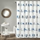 thumbnail image 1 of Cortina de ducha Rowley Birds Navy Single 72X72 Lush Decor 16T004143, 1 of 2