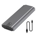 thumbnail image 1 of CNKOO M.2 External SSD Case SATA3.0 6Gbps NVMe/NGFF Hard Drive Enclosure Plug and Play, 1 of 9