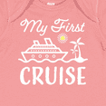thumbnail image 4 of Inktastic My First Cruise with Cruise Ship and Palm Trees Boys or Girls Baby Bodysuit, 4 of 5