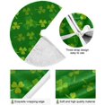 thumbnail image 2 of GZHJMY Lucky Clover Christmas Tree Skirt 36", St. Patrick's Day Tree Skirt Double Layers Polyester Easter Tree Skirt for St. Patrick's Day Holiday Party Decoration, 2 of 6