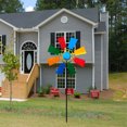 thumbnail image 3 of Colored Metal Windmill Inserts Decoration Garden Ornaments, 119CM, 3 of 5