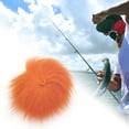 thumbnail image 6 of figatia Fly Tying Comfortable Durable Fiber Hairy Faux Streamer Hair Fly Tying Material for Freshwater Saltwater Fishing Jigs Orange, 6 of 8