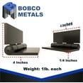 thumbnail image 3 of Bobco Metals Heavy Duty Weldable Pair 3" x 3" Gate Hinges - 10 pieces, 3 of 6