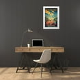 thumbnail image 3 of Unknown 23x32 White Modern Wood Framed Museum Art Print Titled - Aviation Meet in Los Angeles, 3 of 4