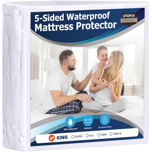 Protector de colchón Utopia Bedding impermeable tamaño king