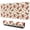 Dachshund Skateboard Floral, variant on 35.4x15.7 Inch Gaming Mouse Pad, Non-Slip Stitched Rubber Desk Mat for Desktop & Laptop,Dachshund Heart Beige Pattern