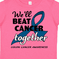 thumbnail image 4 of Inktastic We'll Beat Cancer Together- Colon Cancer Awareness Boys or Girls Toddler T-Shirt, 4 of 5