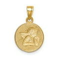 thumbnail image 3 of Finest Gold 14K Yellow & Rhodium with Angel Pendant, 3 of 4