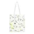 thumbnail image 1 of YFYANG Reusable Cotton Canvas Tote Shopping Bag, Cute Graffiti Washable Portable Grocery Bag for Daily Travel, 1 of 8