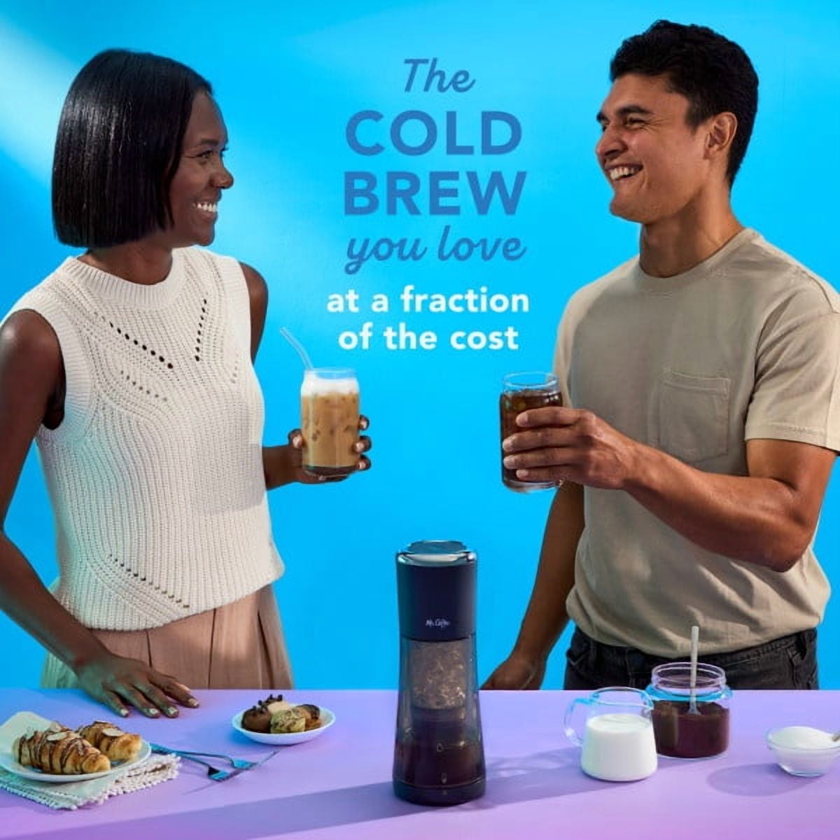 Mr. Coffee Express Cold Brew Coffee Maker, 10-Minute Cold Brew Coffee Machine, Sake