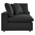 thumbnail image 4 of Modway Commix 4 Piece Down Filled Overstuffed Sectional Sofa Set in Black, 4 of 10
