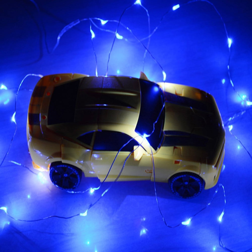 3M 30LED Button Cell Battery Powered Silver Copper Wire Mini Fairy String Lights 
