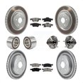 thumbnail image 1 of Transit Auto Front Rear Wheel Hub Bearing Assembly Coated Disc Brake Rotors and Semi-Metallic Pads Shoes Kit (10Pc) for Car 2018-2020 Dodge Durango with Vented - Left Right Side KBB-127891, 1 of 2