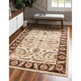 thumbnail image 2 of Unique Loom Voyage Tapis Floral Complexe 4' x 6' Rectangle Ivoire/tan, 2 of 2