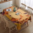 thumbnail image 2 of Thanksgiving Day Tablecloth Waterproof Spillproof Tablecolths Table Covers Autumn Maple Leaf Tablecloth for Party Picnic Dinner Decor Rectangle,60x84inch, 2 of 5