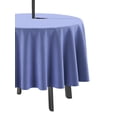thumbnail image 3 of Vargottam Nappe Ronde Intérieure/extérieure 58 Pouces avec Parasol, Nappes de Patio Imperméables à Fermeture Éclair, Violet, Thème Printemps/été, Table Circulaire, 3 of 7