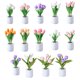 thumbnail image 3 of Monstrate Lámpara de ajustable para la decoración del hogar y la iluminación de la habitación lámpara de flores artificiales para la Iluminación y accesorios Big 3 cabeza púrpura, 3 of 6