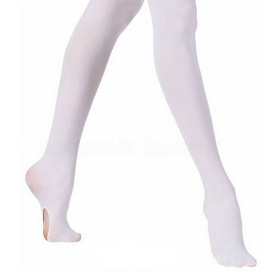 Dance Tights for Women Girl Solid Color Ballet Tights Comfortable Convertible Opaque Tights