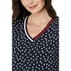 thumbnail image 3 of Camiseta Tommy Hilfiger de manga corta con cuello en V y lunares para mujer, 3 of 3