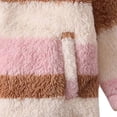 thumbnail image 4 of Agkizg Kids Girls Plushed Zip Up Jacket Long Sleeve Winter Coat with Pockets Solid Color Warm Sporty Casual Outerwear, 4 of 4