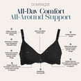 thumbnail image 4 of Dominique Women’s Lena Lace Minimizer Bra #7309 – Seamless Full Figure Underwire Lingerie for Women, Reduces Bustline & Smooths, 4 of 6