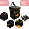 thumbnail image 2 of Eyeball Foldable Car Trash Can with Lid, Leak-Proof Mini Trash Can, Hanging Storage Bag - Car Trash Bin for Clean and Organized Rides, 2 of 6