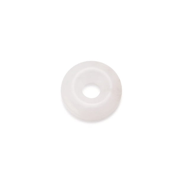 Collar Minnieouse de piedra redonda pendiente pulsera colgante accesorios DIY Blanco