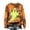 Saffron_A#04, variant on Halloween Vintage Tie Dye Crewneck Sweatshirt for Women Long Sleeve Pumpkin Ghost Graphic Pullover Casual Fall Top Light Purple XXXL