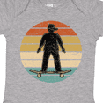 thumbnail image 4 of Inktastic Skateboarding Retro Sunset Skateboarder Boys Baby Bodysuit, 4 of 5