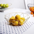 thumbnail image 2 of Metal Wire Fruit Bowl, Iron Arts Fruit Storage Baskets for Kitchen Counter, Countertop, Home Decor, Table Centerpiece Decorative hold Vegetables, Bread, Snacks, 2 of 7