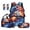 American Flag Eagle, variant on Jeiento Camo Bow Girls Backpack Set With Lunch Box Pencil Case 4-Piece 17 Inch Water-Resistant Polyester School Bag with Padded Straps, for Elementary Kids Back to School
