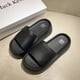 thumbnail image 1 of Zapatillas gruesas para mujer, verano 2024, antideslizantes, resistentes al desgaste, zapatillas de plataforma casuales de moda, sandalias de playa casuales de EVA con cabeza redonda, 1 of 6