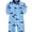 Blue whales, variant on Toddler Baby Boys UPF 50+ Shark Long Sleeve One Piece Rash Guard Infant Swimsuit with Zipper Bathing Suit